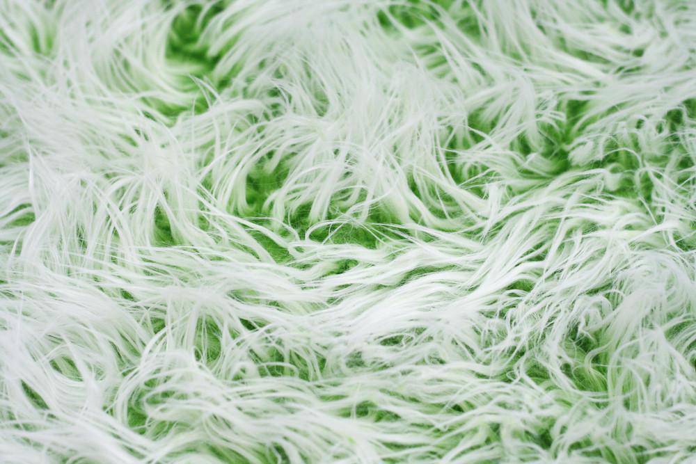 Frosted Green Mongolian Faux Fur Rug Newborn Baby Toddler - Beautiful Photo Props