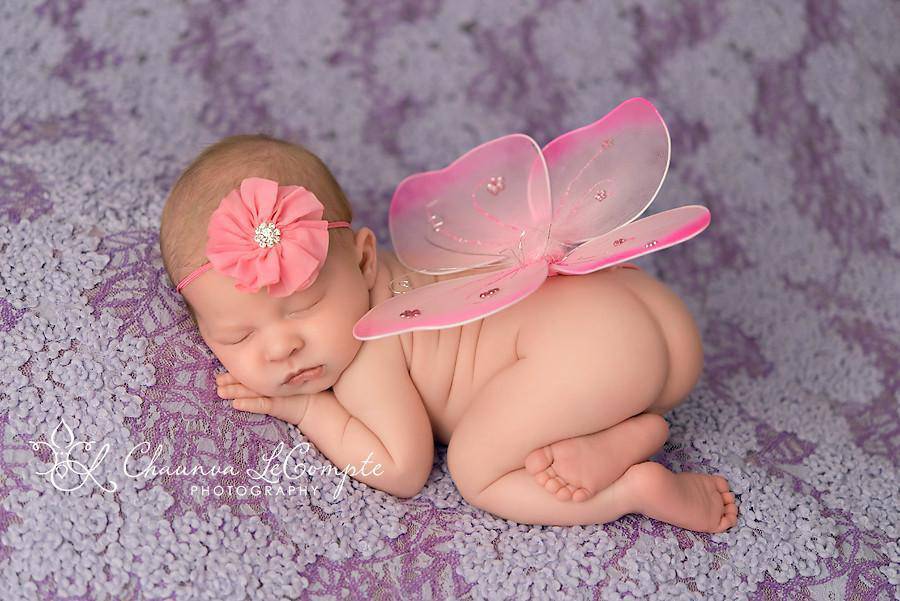 Newborn Fairy Butterfly Wings - You Choose Color - Beautiful Photo Props