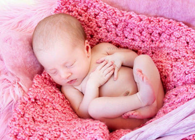 Baby Blanket Pink Tones - You Choose Color - Beautiful Photo Props