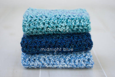 Baby Blanket Blue Tones - You Choose Color - Beautiful Photo Props