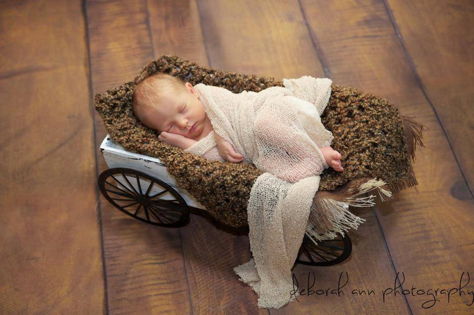 Baby Blanket Blue Tones - You Choose Color - Beautiful Photo Props
