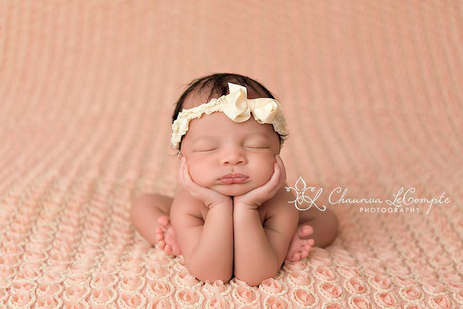 Cream Flower Fabric Headband - Beautiful Photo Props
