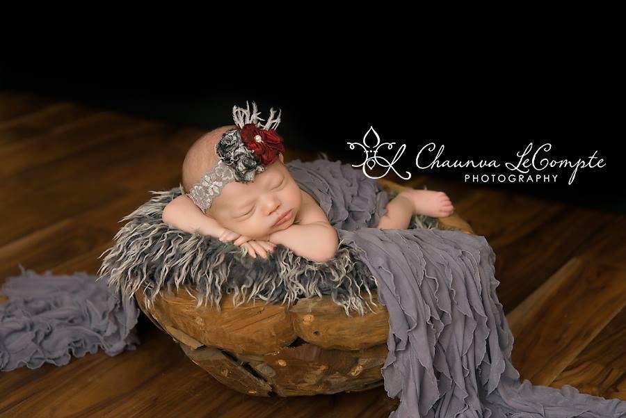 Ruffle Stretch Knit Wrap in Light Gray - Beautiful Photo Props
