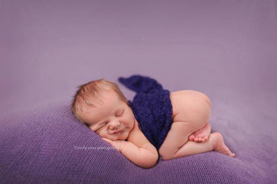 Stretch Lace Wrap in Eggplant Purple - Beautiful Photo Props