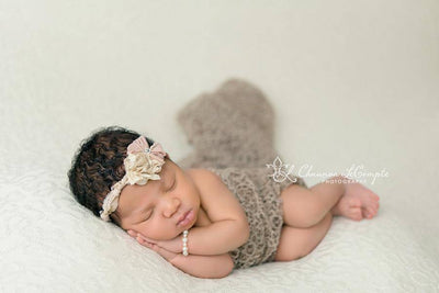 Fabric Lace Wrap in Beige - Beautiful Photo Props