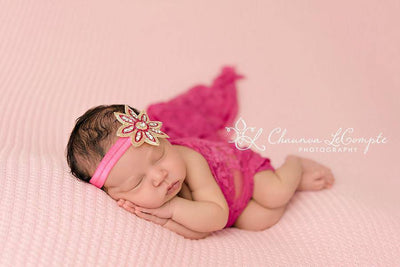 Stretch Lace Wrap in Hot Pink Fuschia - Beautiful Photo Props