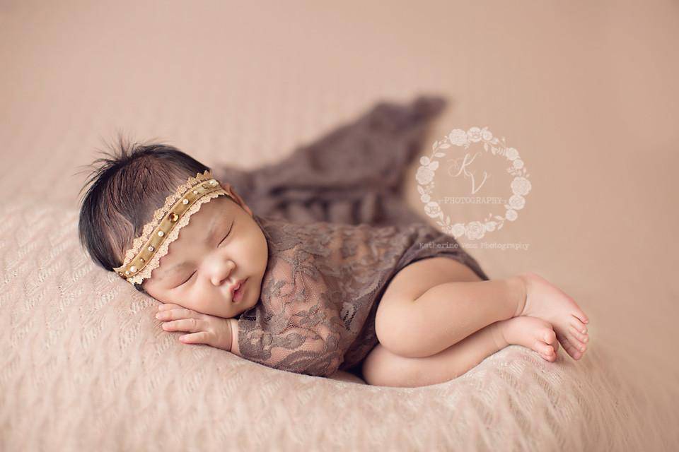 Stretch Lace Wrap in Toffee Brown - Beautiful Photo Props