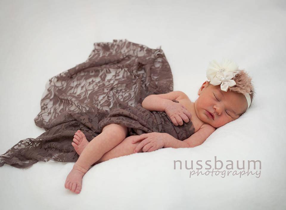 Stretch Lace Wrap in Toffee Brown - Beautiful Photo Props