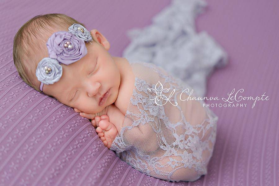 Stretch Lace Wrap in Lilac - Beautiful Photo Props
