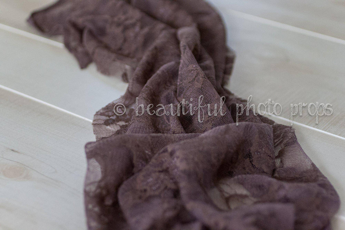 Stretch Lace Wrap Peach Tones Newborn Photography Prop Baby - Beautiful Photo Props