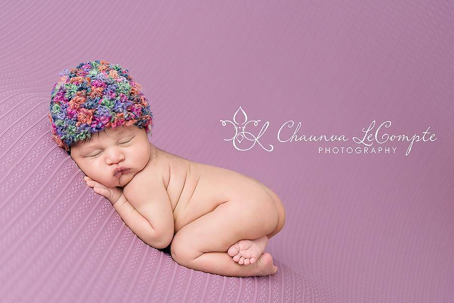 Wild Berries Newborn Beanie Hat - Beautiful Photo Props