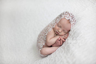 Fabric Lace Wrap in White - Beautiful Photo Props