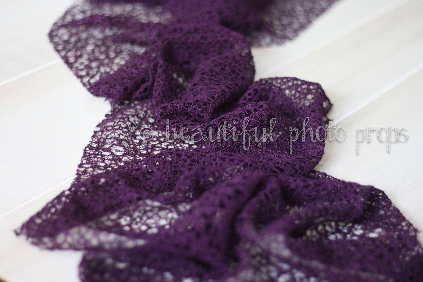 Fabric Lace Wrap in Purple - Beautiful Photo Props