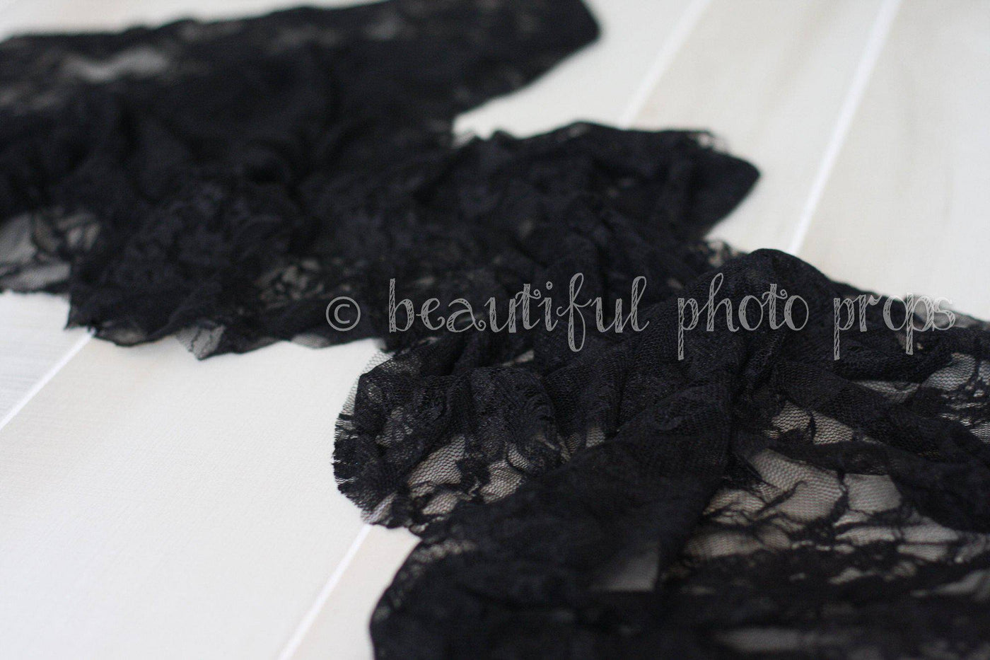 Stretch Lace Wrap in Black - Beautiful Photo Props