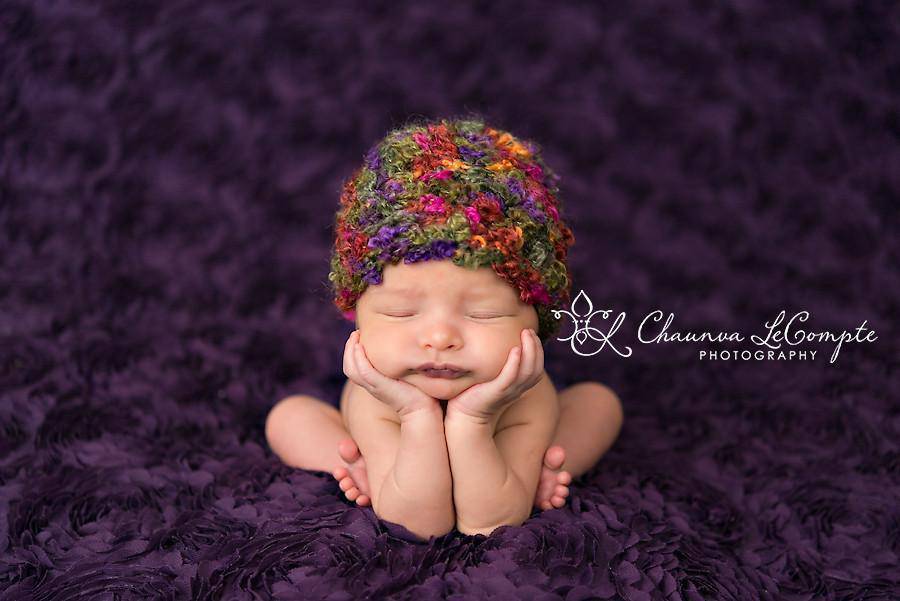 Tutti Frutti Newborn Beanie Hat - Beautiful Photo Props