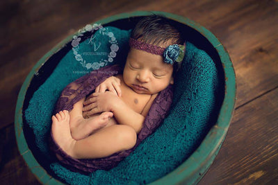 Stretch Lace Wrap in Plum Purple - Beautiful Photo Props
