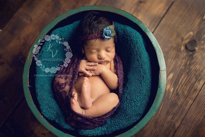 Stretch Lace Wrap in Plum Purple - Beautiful Photo Props
