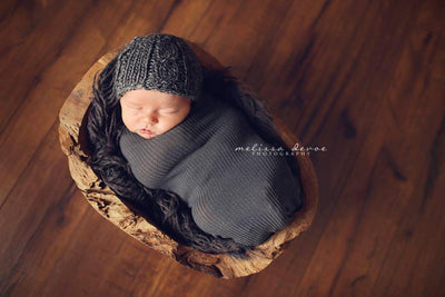 Fabric Stretch Wrap in Dark Gray - Beautiful Photo Props
