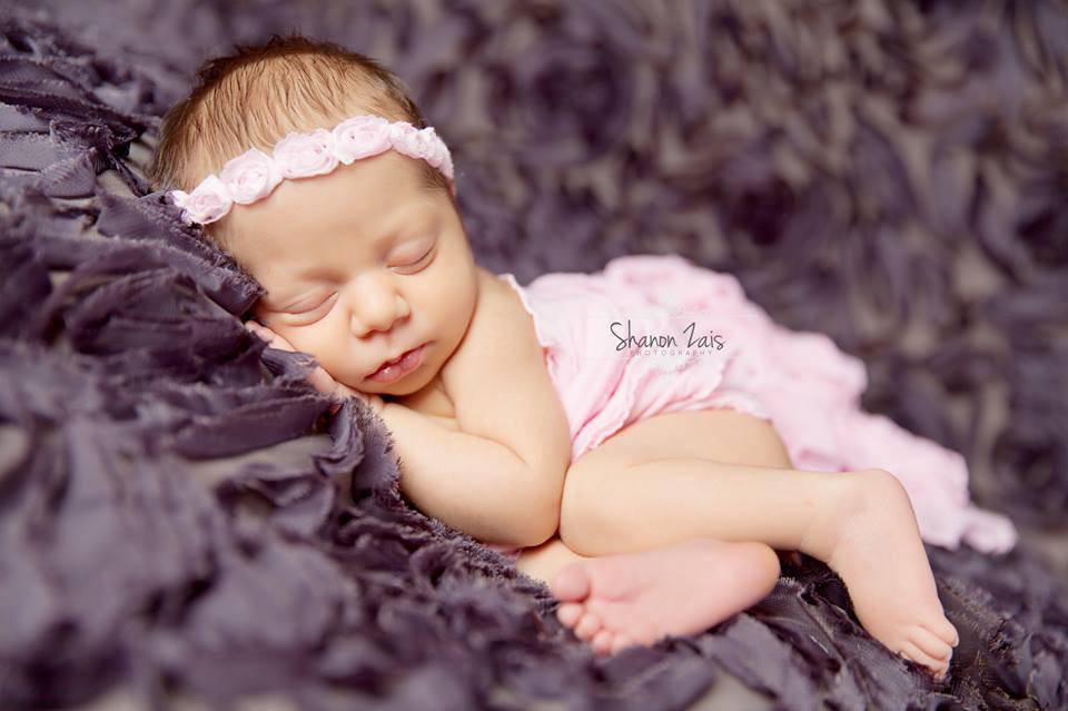 Ruffle Stretch Knit Wrap in Pink - Beautiful Photo Props