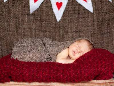 Soft Brown Newborn Stretch Knit Wrap - Beautiful Photo Props