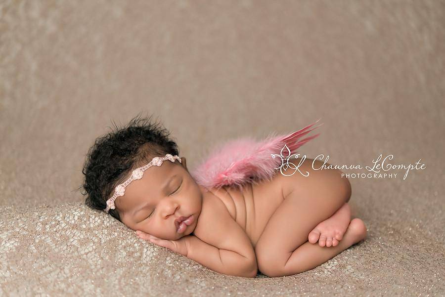 Rose Pink Feather Angel Wings Newborn Baby Photo Prop - Beautiful Photo Props