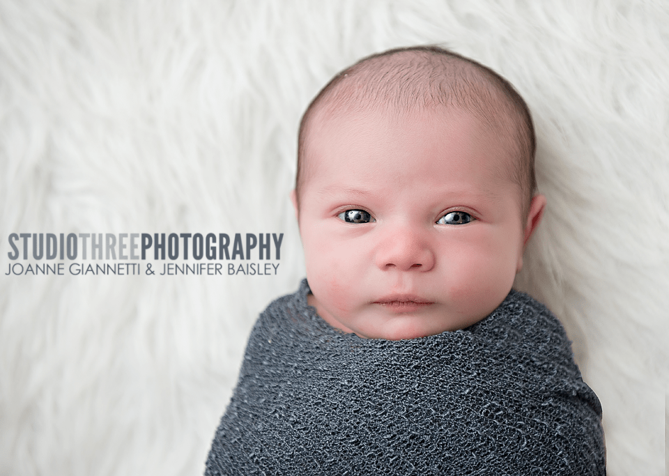 Dark Gray Stretch Knit Baby Wrap - Beautiful Photo Props