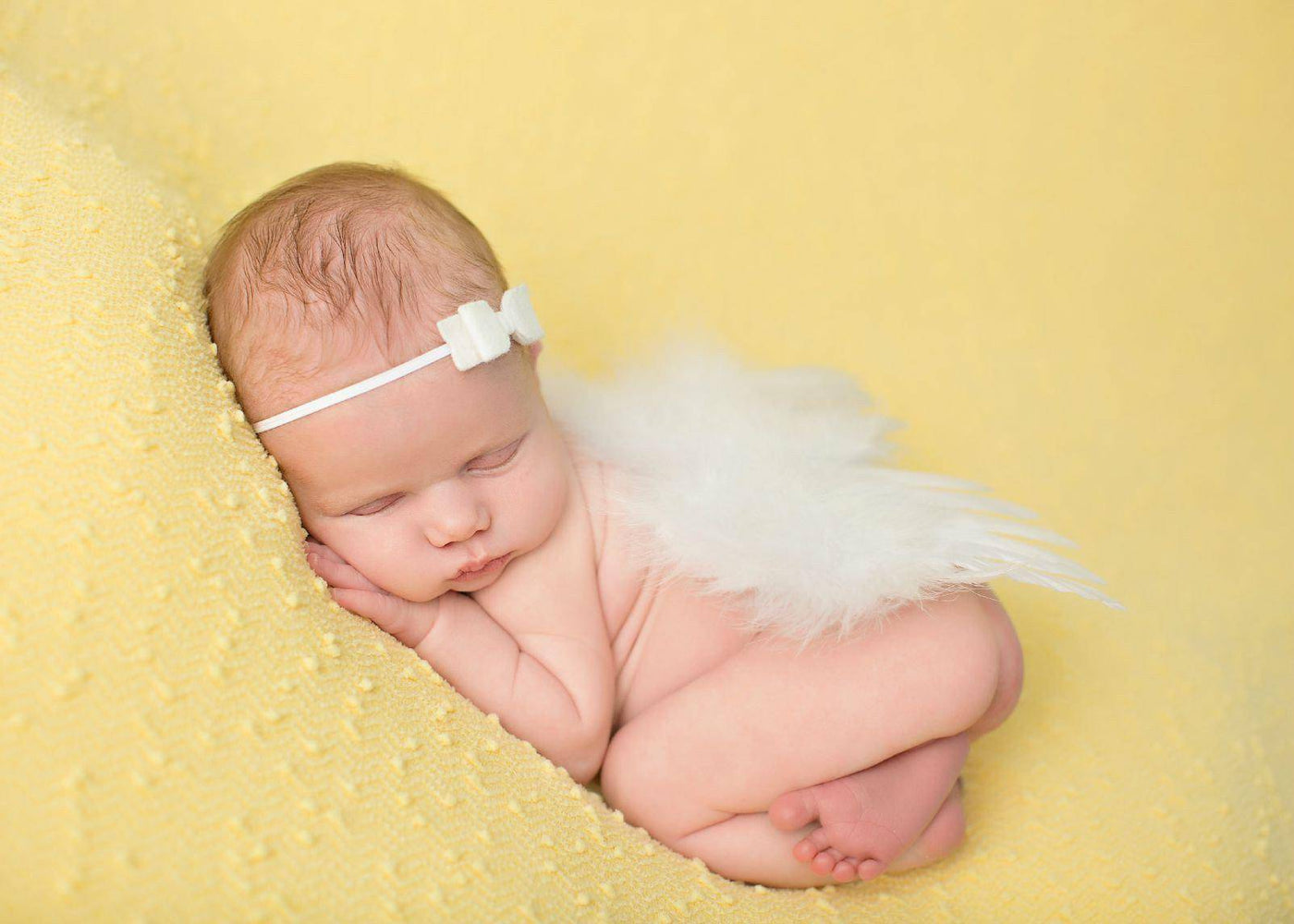 Little White Feather Angel Wings Newborn Baby Photo Prop - Beautiful Photo Props