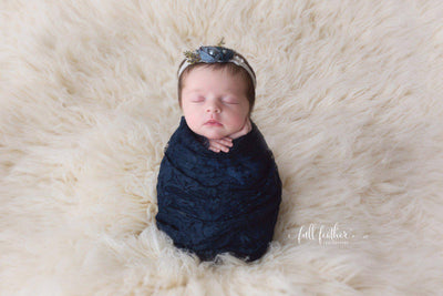 Stretch Lace Wrap in Navy Blue - Beautiful Photo Props