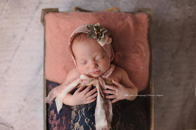 Stretch Lace Wrap in Navy Blue - Beautiful Photo Props