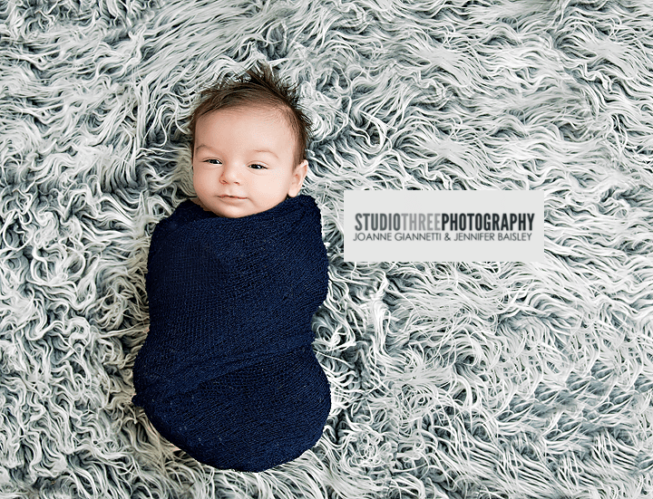 Navy Blue Stretch Knit Baby Wrap - Beautiful Photo Props