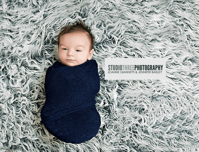 Navy Blue Stretch Knit Baby Wrap - Beautiful Photo Props