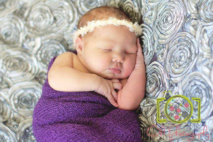 Royal Purple Stretch Knit Baby Wrap - Beautiful Photo Props