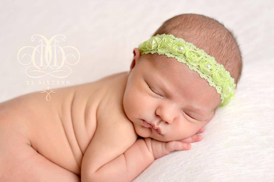 Lime Green Pearl Fairy Halo Flower Headband - Beautiful Photo Props