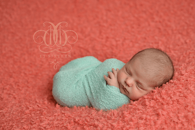 Mint Green Stretch Knit Baby Wrap - Beautiful Photo Props