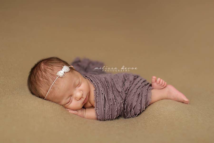 Ruffle Stretch Knit Wrap in Cocoa Brown - Beautiful Photo Props