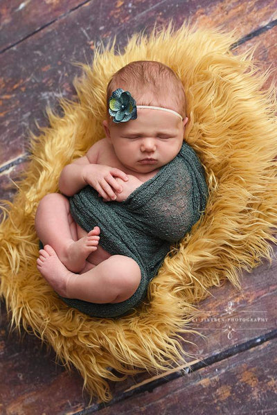 Seafoam Green Stretch Knit Baby Wrap - Beautiful Photo Props