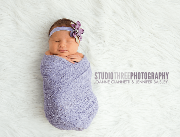 Lilac Stretch Knit Baby Wrap - Beautiful Photo Props