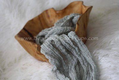 Light Gray Cheesecloth Baby Wrap Cheese Cloth - Beautiful Photo Props