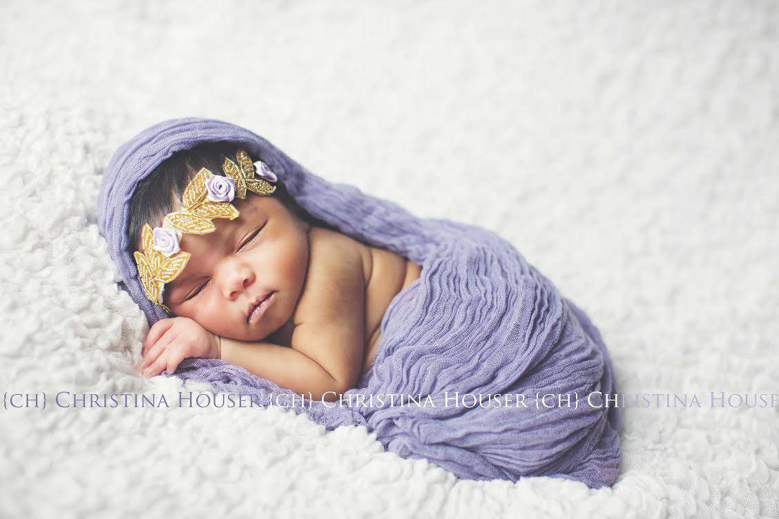 Violet Purple Cheesecloth Baby Wrap Cheese Cloth - Beautiful Photo Props