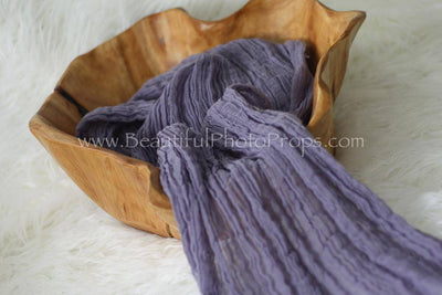 Violet Purple Cheesecloth Baby Wrap Cheese Cloth - Beautiful Photo Props