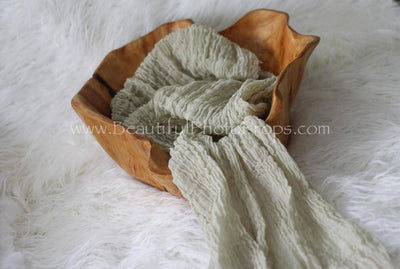 Wheat Cheesecloth Baby Wrap Cheese Cloth - Beautiful Photo Props