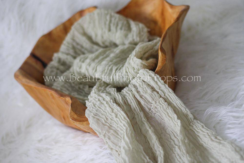 Wheat Cheesecloth Baby Wrap Cheese Cloth - Beautiful Photo Props