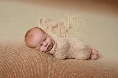 Ivory Cream Stretch Knit Baby Wrap - Beautiful Photo Props