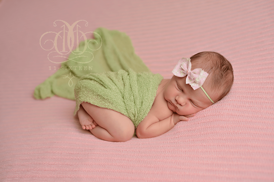 Celery Green Stretch Knit Baby Wrap - Beautiful Photo Props