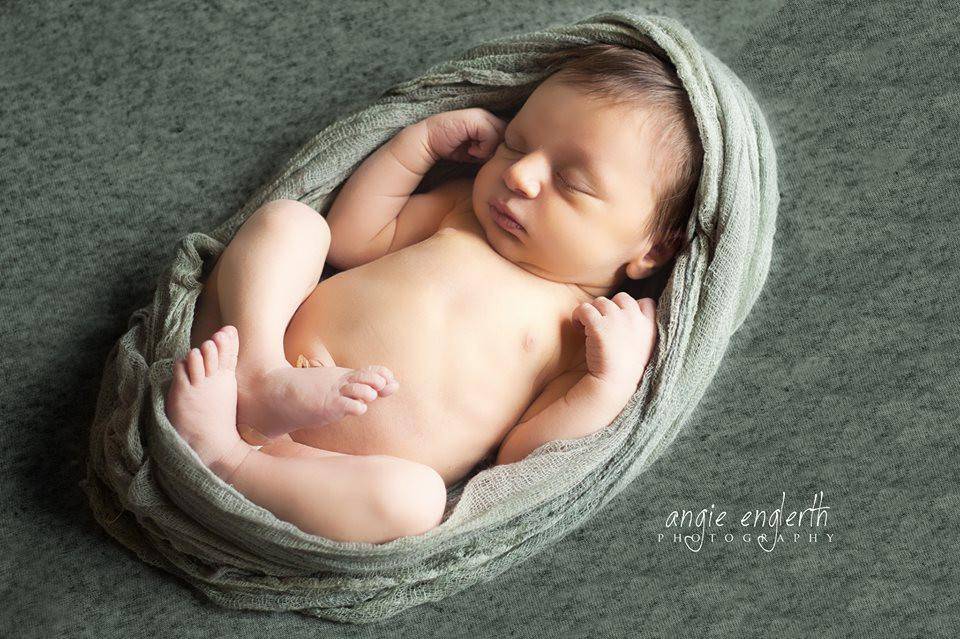 Dark Gray Cheesecloth Newborn Baby Wrap Cheese Cloth - Beautiful Photo Props