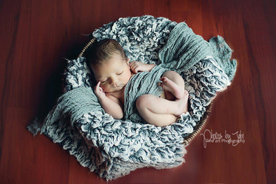 Dark Gray Cheesecloth Newborn Baby Wrap Cheese Cloth - Beautiful Photo Props