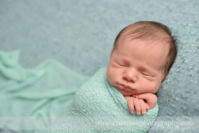 Mint Stretch Knit Baby Wrap - Beautiful Photo Props
