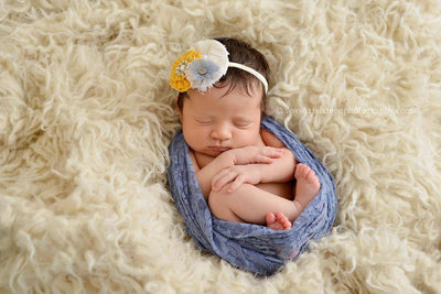 Stretch Lace Wrap in Slate Blue - Beautiful Photo Props