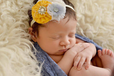 Stretch Lace Wrap in Slate Blue - Beautiful Photo Props