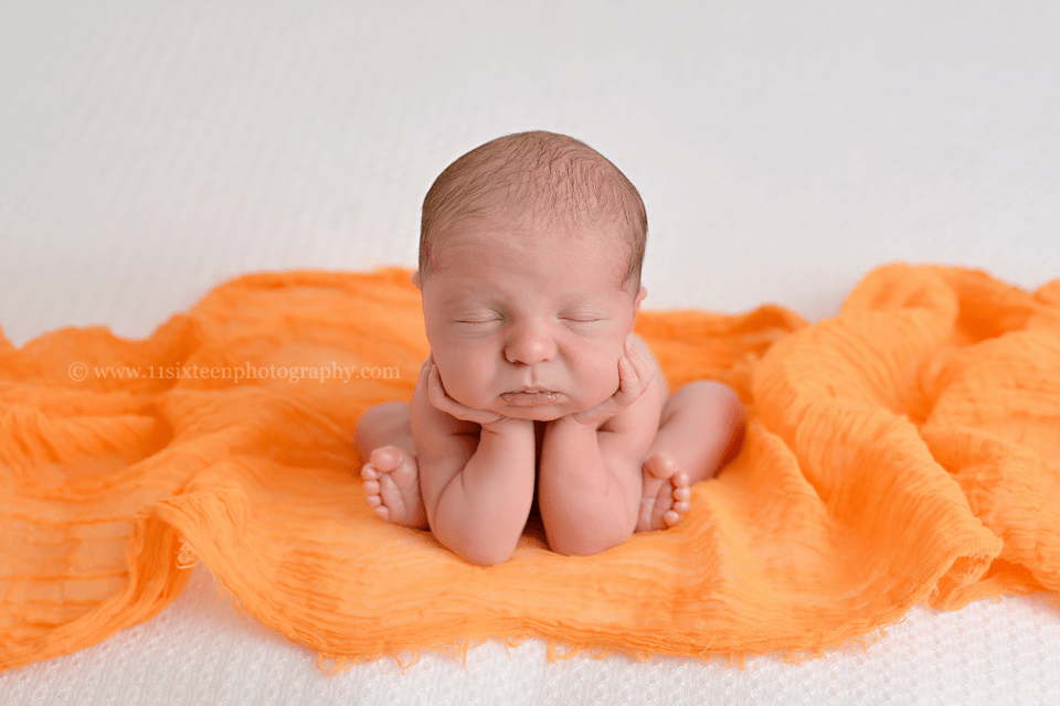 Orange Cheesecloth Newborn Baby Wrap Cheese Cloth - Beautiful Photo Props